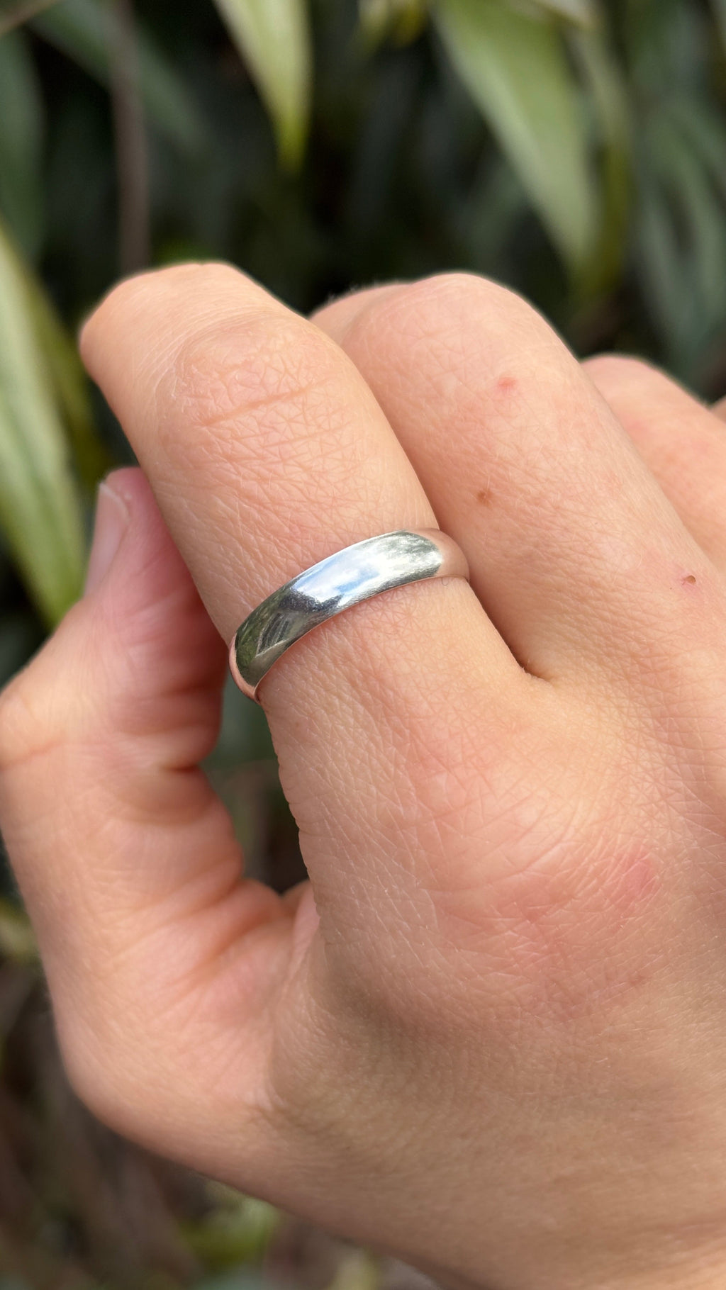 Chunky Sterling Silver Band (Made to Order)