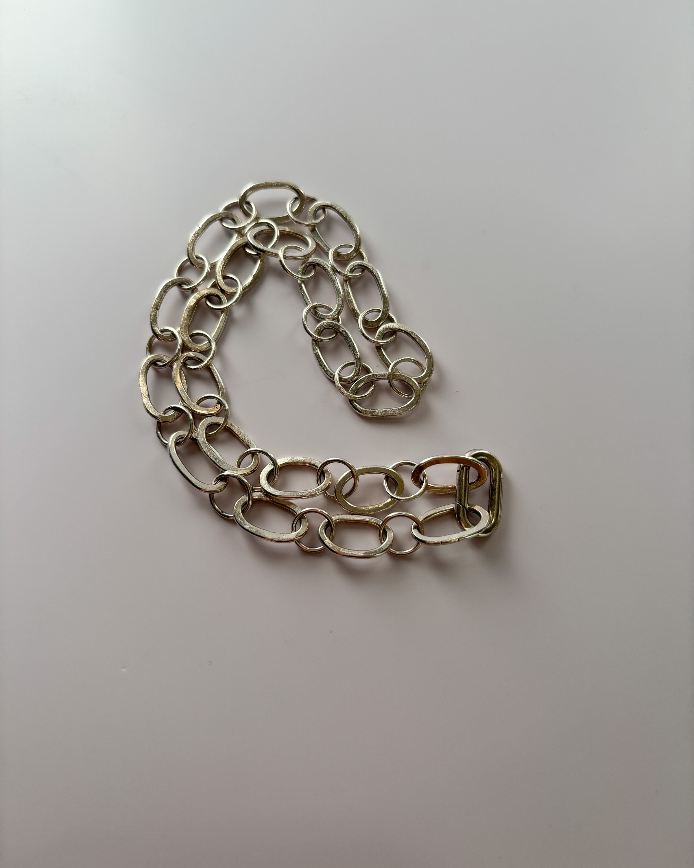 Sterling Silver Chain Necklace with Push Clasp | 16.5”