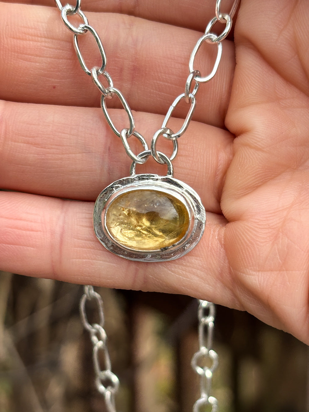 Citrine Statement Necklace