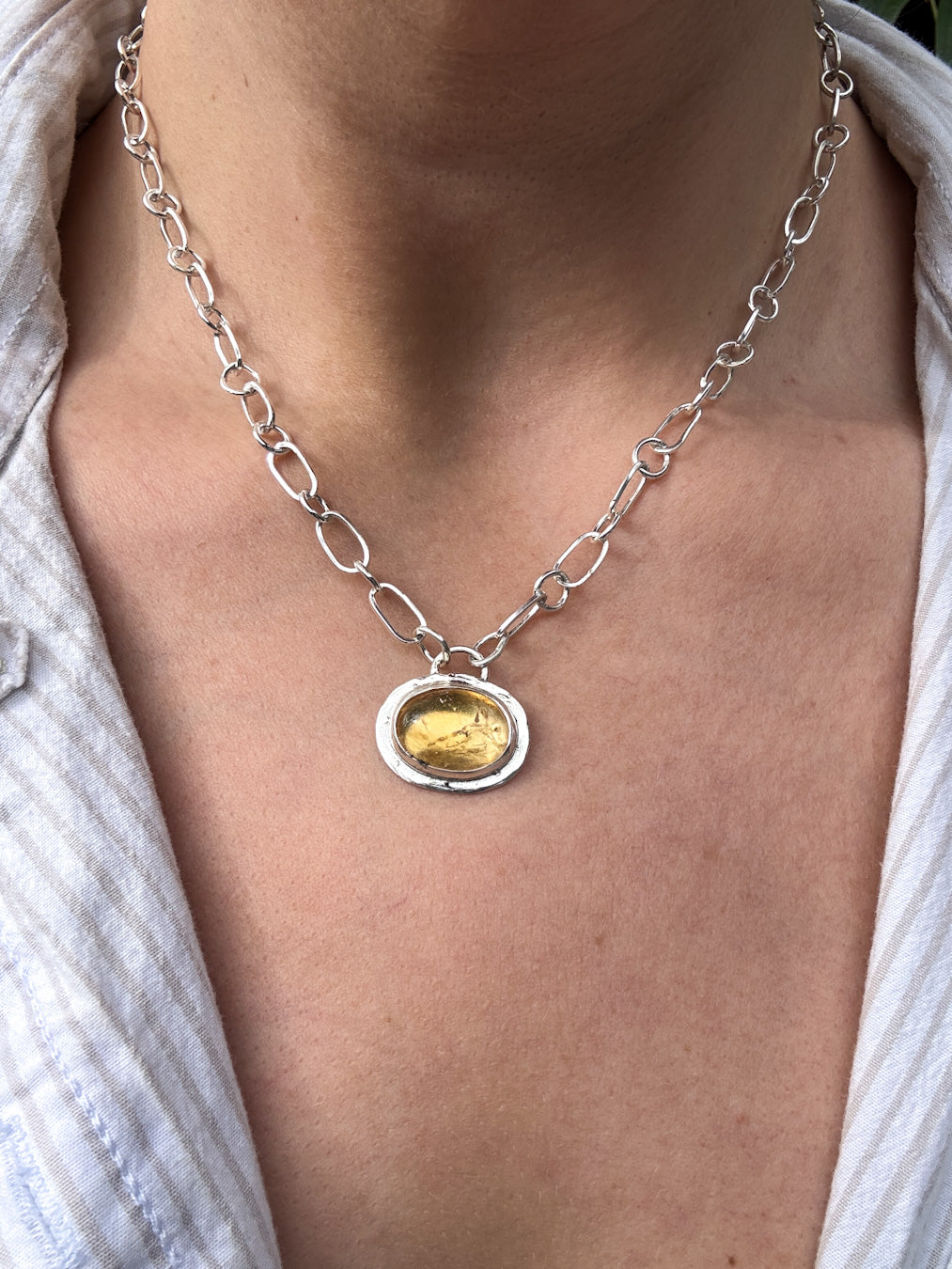 Citrine Statement Necklace