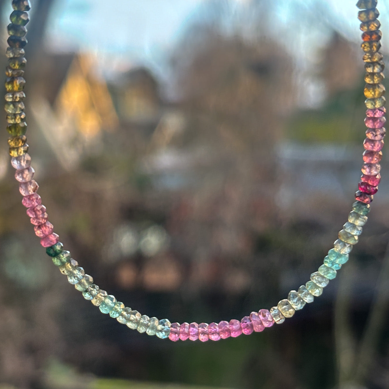 Tourmaline Gemstone choker