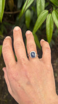 Sapphire Ring in Sterling Silver – Made to Order