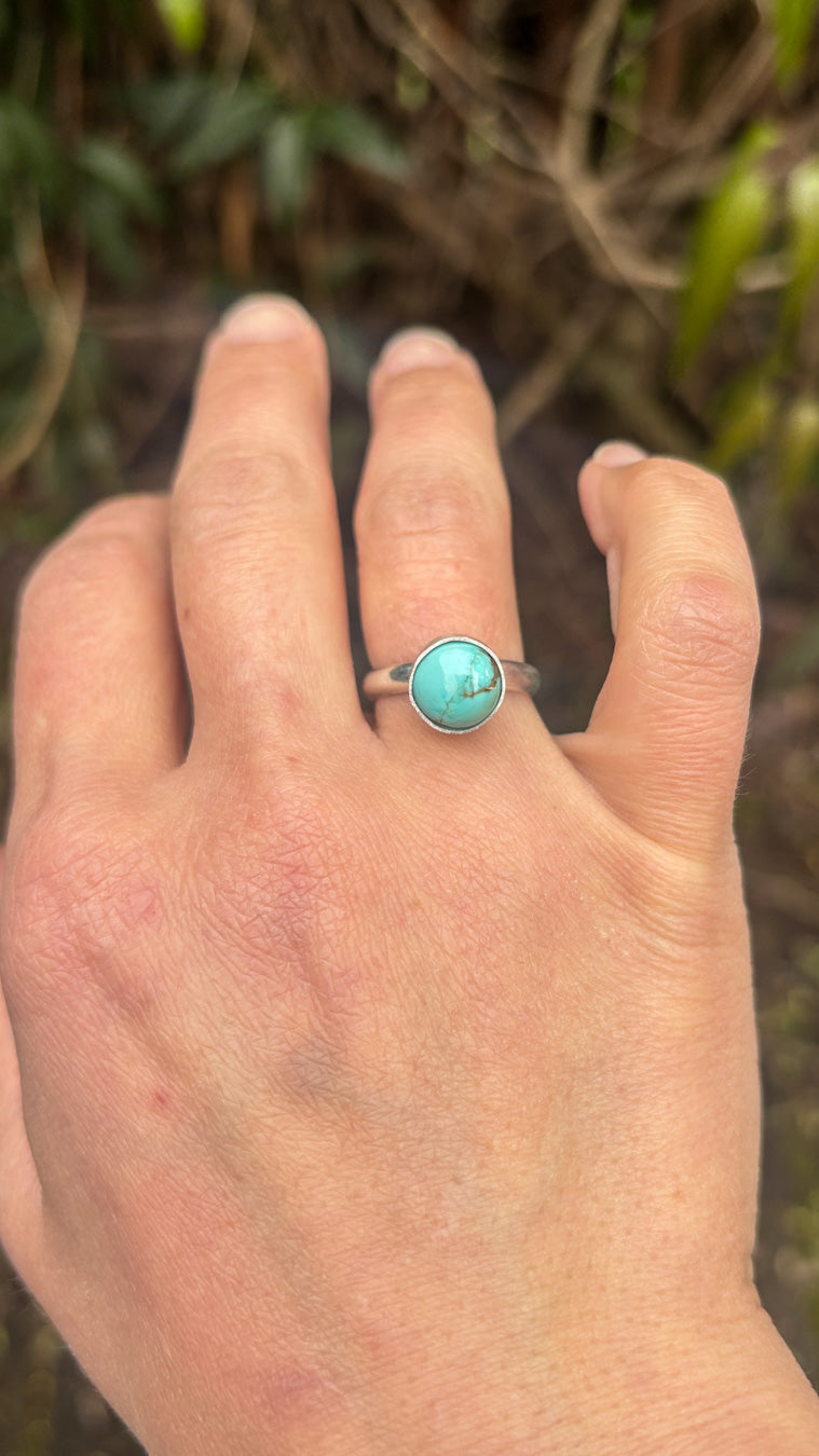 Turquoise Ring in Sterling Silver – Made to Order