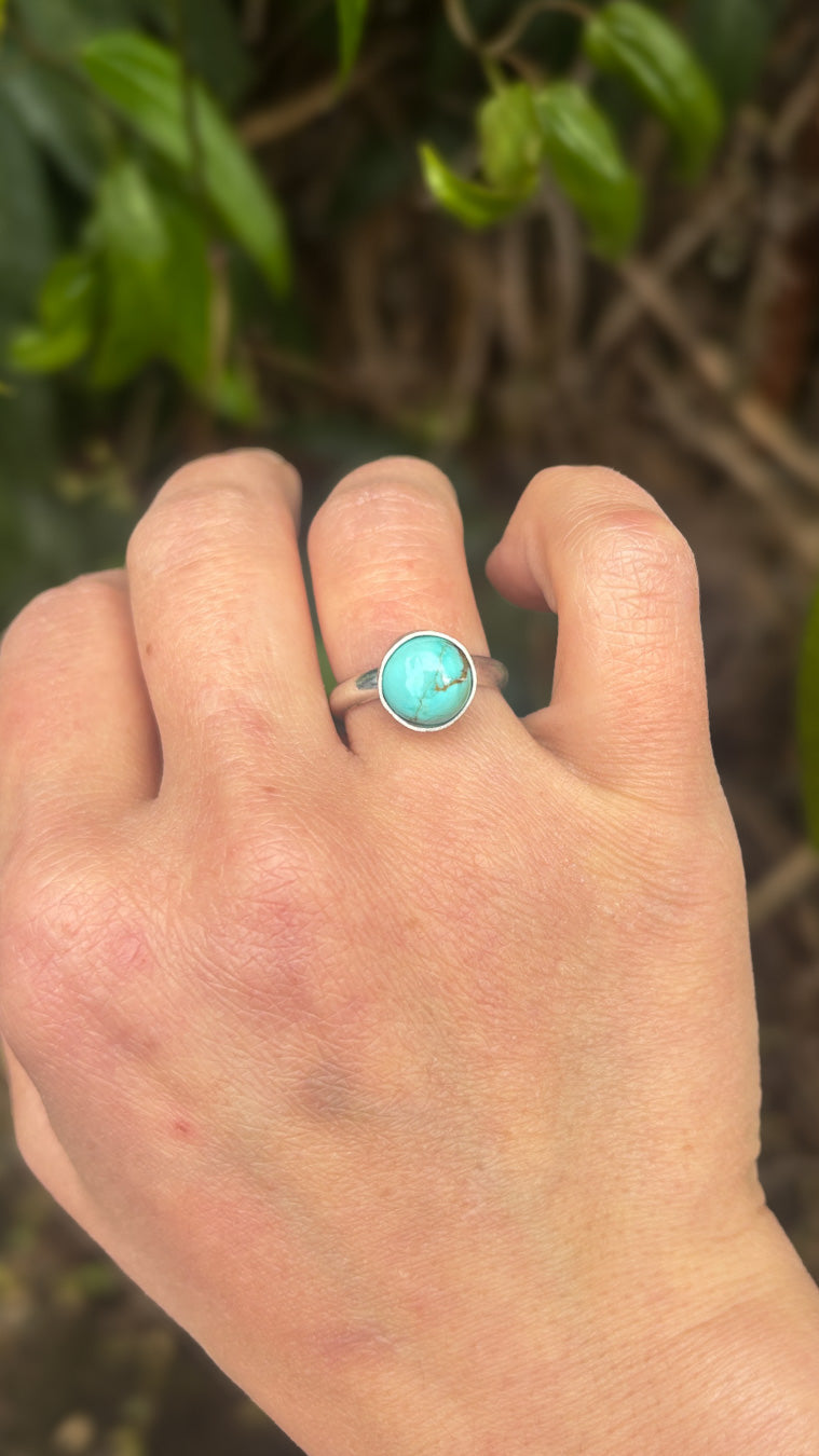 Turquoise Ring in Sterling Silver – Made to Order